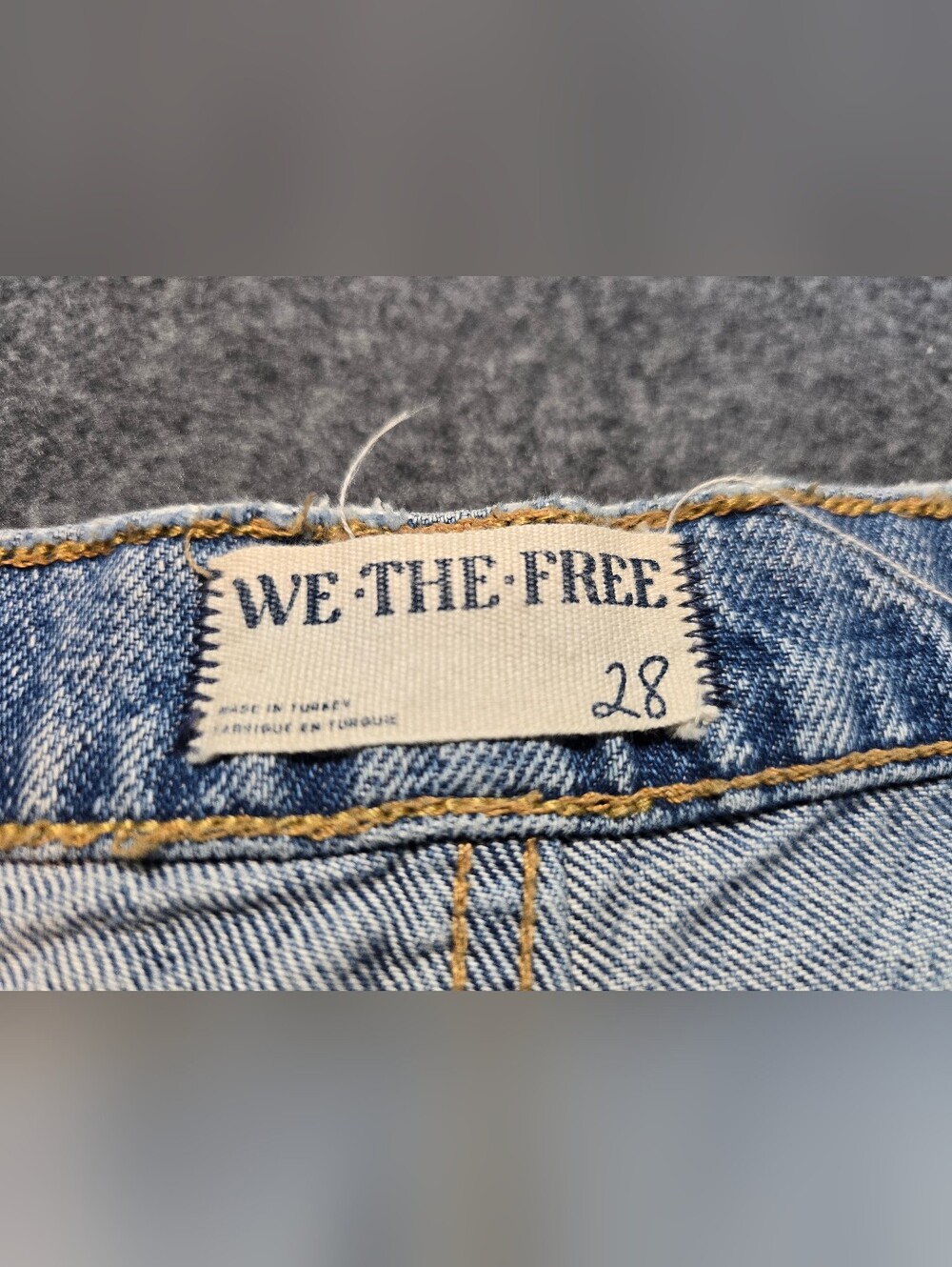 Free People We The Free Distressed Cropped Denim Jeans 28 x 24